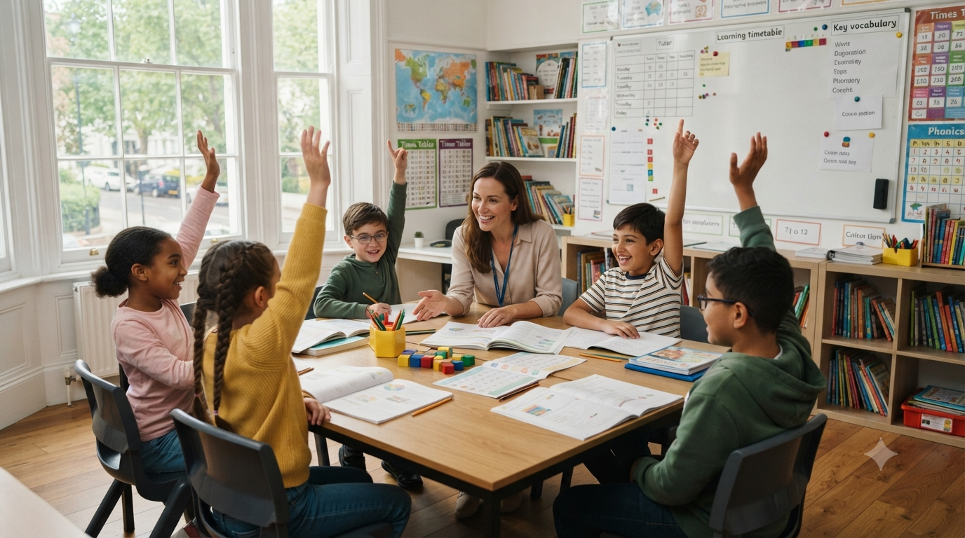Student learning with tutor